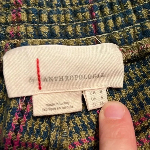 EUC Anthropologie Femme Plaid High Waist Librarian Academia Shorts Womens Size 4 - Picture 4 of 11